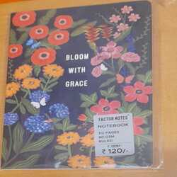 Factor Notes Bloom With Grace Notebook 112pgs 90GSM Ruled FN1131